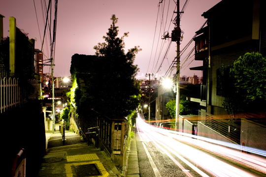 道の光跡_F16-120sec