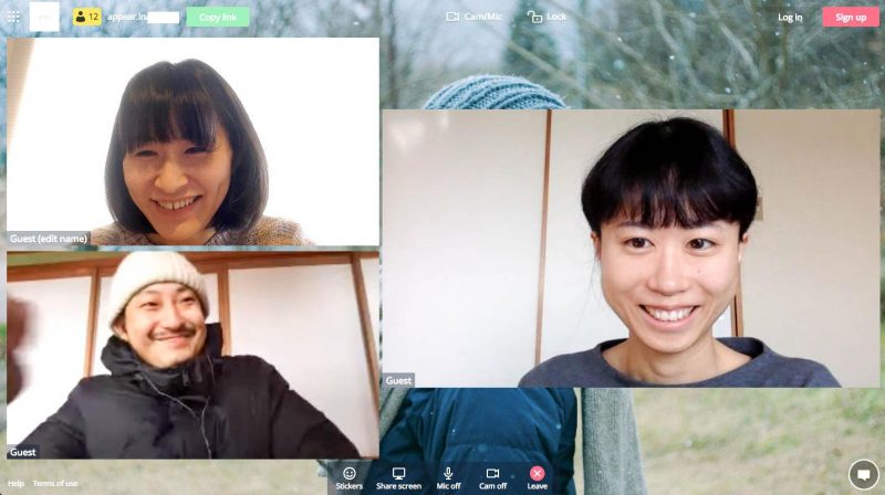 初めてのビデオ通話でも大丈夫！ユーザー登録不要な「appear.in」の使い方